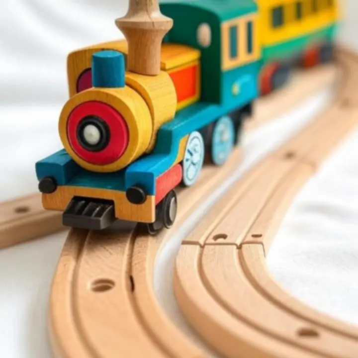 Close-up van een kleurrijk speelgoeddetail